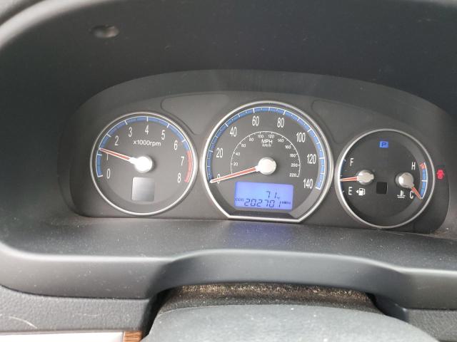 Photo 9 from auction – 2008 HYUNDAI SANTA FE GLS with VIN 5NMSG13D58H185215