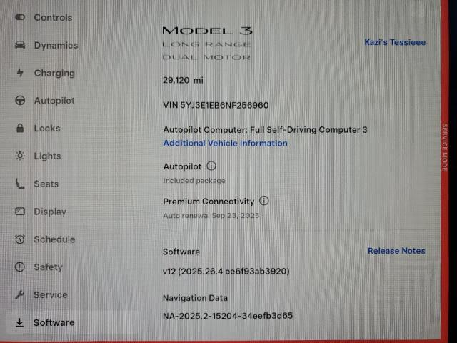 Photo 9 from auction – 2022 TESLA MODEL 3 with VIN 5YJ3E1EB6NF256960