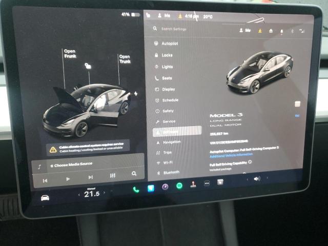 Photo 9 from auction – 2021 TESLA MODEL 3 with VIN 5YJ3E1EBXMF852846