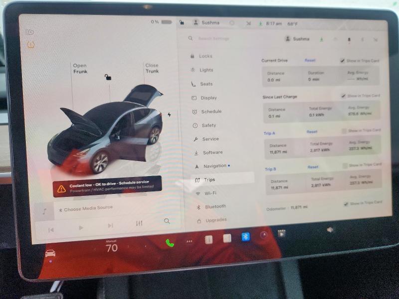 Photo 9 from auction – 2024 TESLA MODEL Y with VIN 7SAYGAEEXRF084368