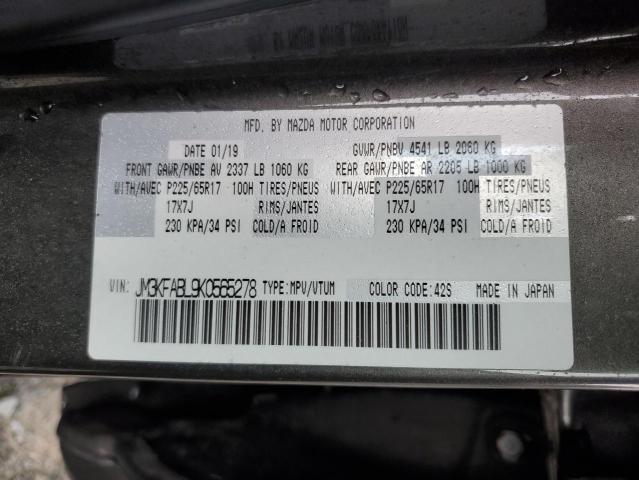 Photo 14 from auction – 2019 MAZDA CX-5 SPORT with VIN JM3KFABL9K0565278
