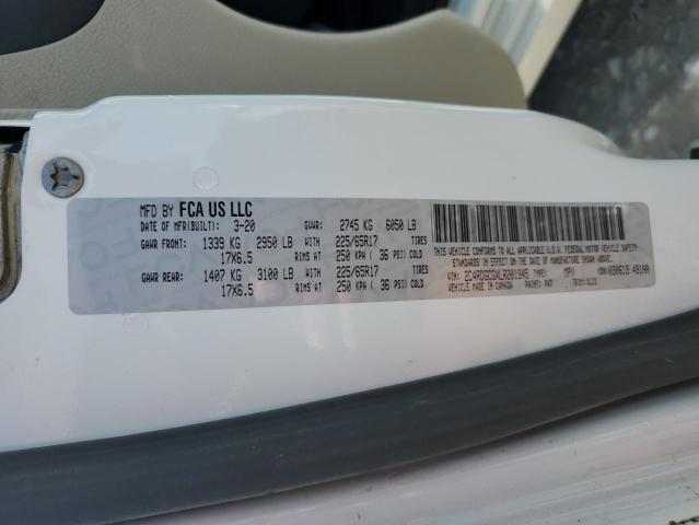 Photo 14 from auction – 2020 DODGE GRAND CARAVAN SXT with VIN 2C4RDGCGXLR201945