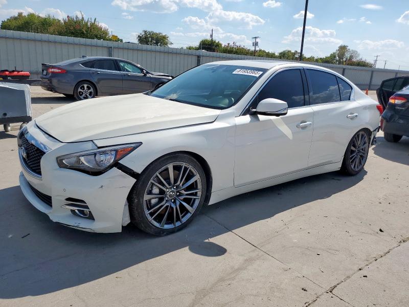 Photo 1 from auction – 2016 INFINITI Q50 RED SP with VIN JN1FV7AR2GM451745