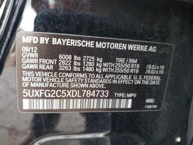 Photo 14 from auction – 2013 BMW X6 XDRIVE3 with VIN 5UXFG2C5XDL784733