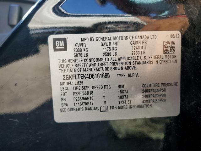 Photo 14 from auction – 2013 GMC TERRAIN SL with VIN 2GKFLTEK4D6101685