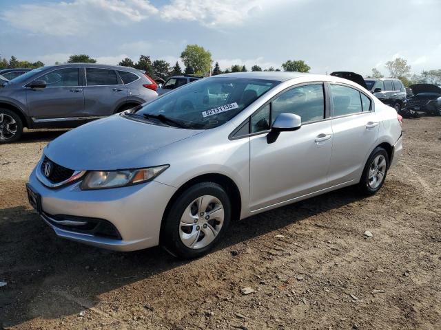 HONDA CIVIC LX 2013 with VIN 19XFB2F53DE045563 - Photo from auction