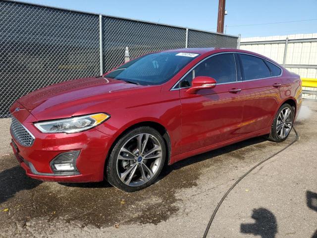 FORD FUSION TIT 2019 with VIN 3FA6P0D99KR153242 - Photo from auction