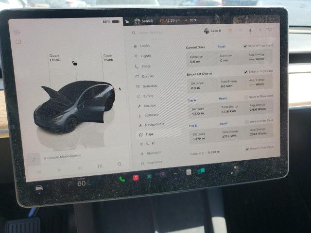 Photo 9 from auction – 2024 TESLA MODEL Y with VIN 7SAYGDEE3RF025549