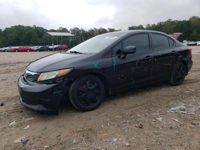 HONDA CIVIC LX 2012 with VIN 19XFB2F56CE354328 - Photo from auction
