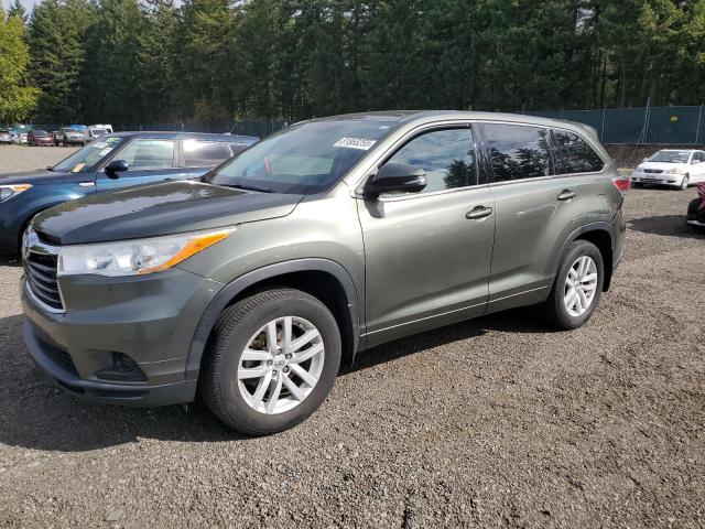 TOYOTA HIGHLANDER 2014 with VIN 5TDBKRFH0ES027157 - Photo from auction