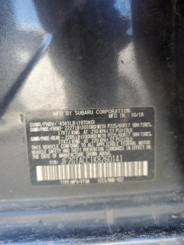 Photo 14 from auction – 2019 SUBARU CROSSTREK with VIN JF2GTACC1K8260141
