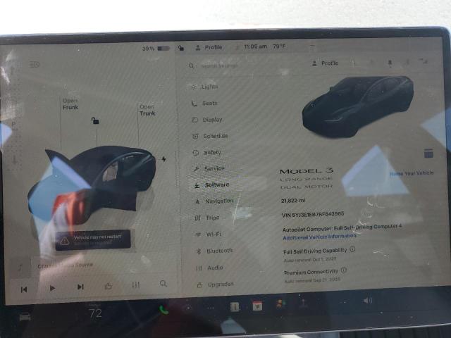 Photo 9 from auction – 2024 TESLA MODEL 3 with VIN 5YJ3E1EB7RF843965