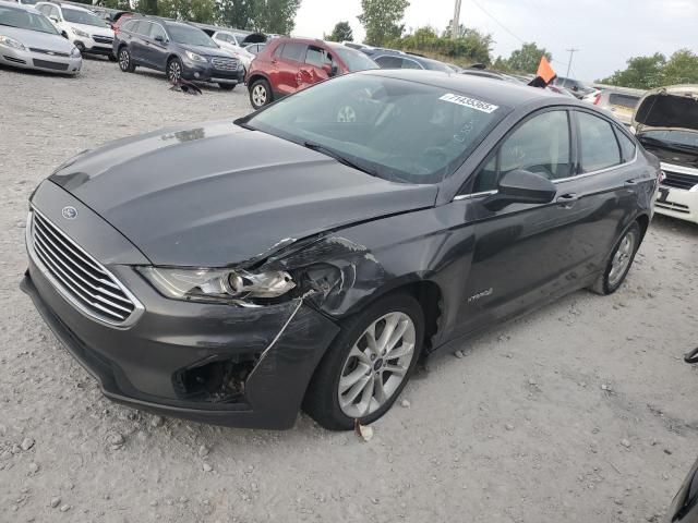 FORD FUSION SE 2019 with VIN 3FA6P0LU2KR166839 - Photo from auction