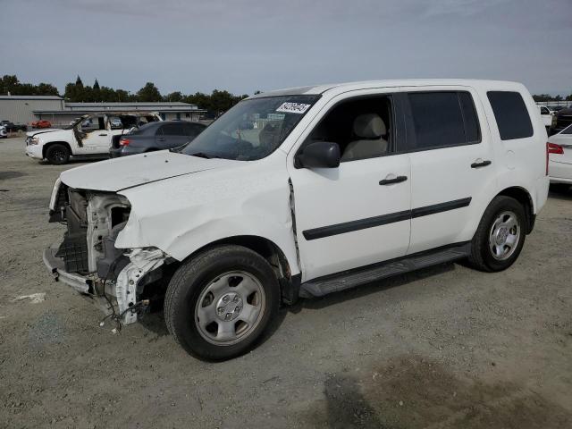 HONDA PILOT LX 2013 with VIN 5FNYF3H2XDB009272 - Photo from auction
