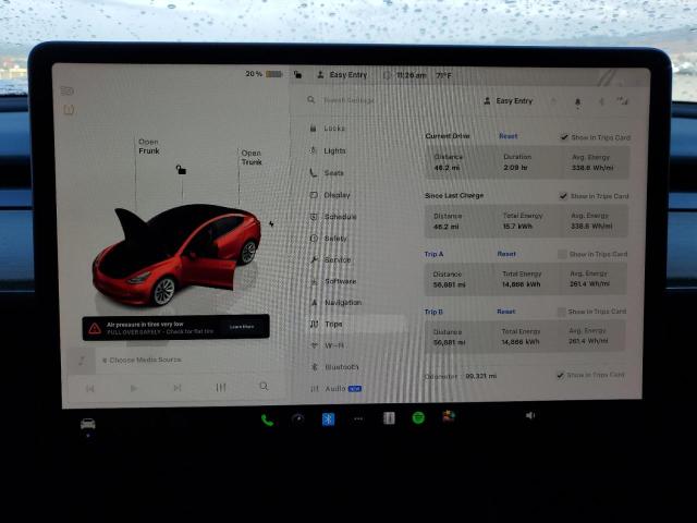 Photo 9 from auction – 2022 TESLA MODEL 3 with VIN 5YJ3E1EA8NF303798