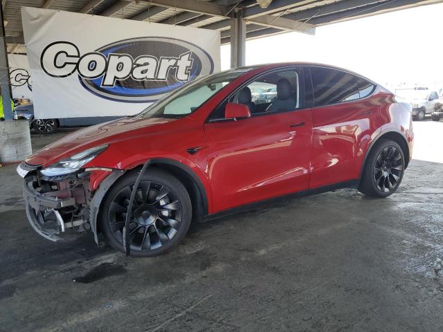TESLA MODEL Y 2020 with VIN 5YJYGDEE5LF055401 - Photo from auction