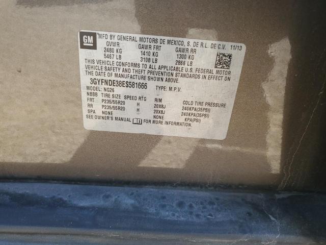 Photo 14 from auction – 2014 CADILLAC SRX PREMIU with VIN 3GYFNDE38ES581666