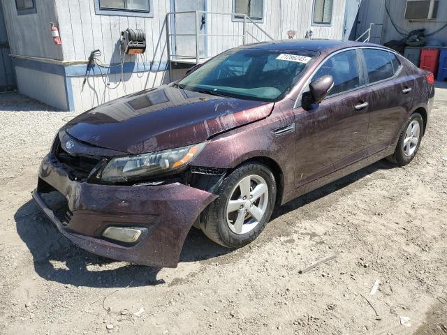 KIA OPTIMA LX 2014 with VIN 5XXGM4A75EG333841 - Photo from auction