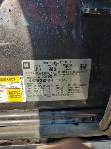 Photo 14 from auction – 2014 BUICK ENCLAVE with VIN 5GAKRBKD6EJ261744