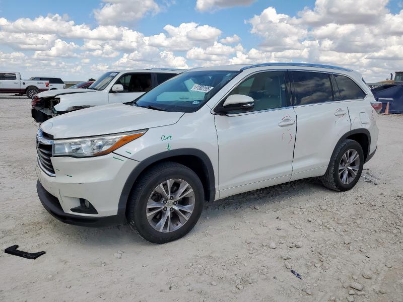 TOYOTA HIGHLANDER 2015 with VIN 5TDKKRFH2FS113202 - Photo from auction