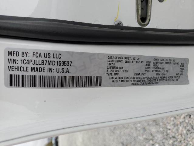 Photo 14 from auction – 2021 JEEP CHEROKEE L with VIN 1C4PJLLB7MD169537