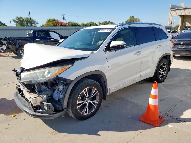 Photo 1 from auction – 2016 TOYOTA HIGHLANDER with VIN 5TDKKRFH1GS154311