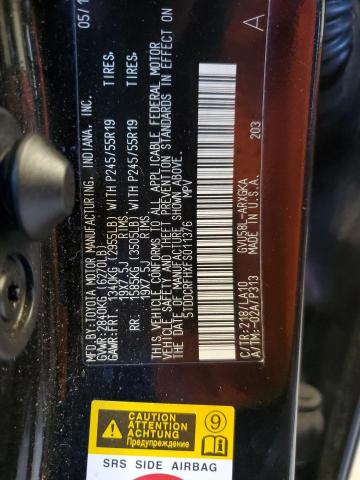 Photo 14 from auction – 2015 TOYOTA HIGHLANDER with VIN 5TDDCRFHXFS011376