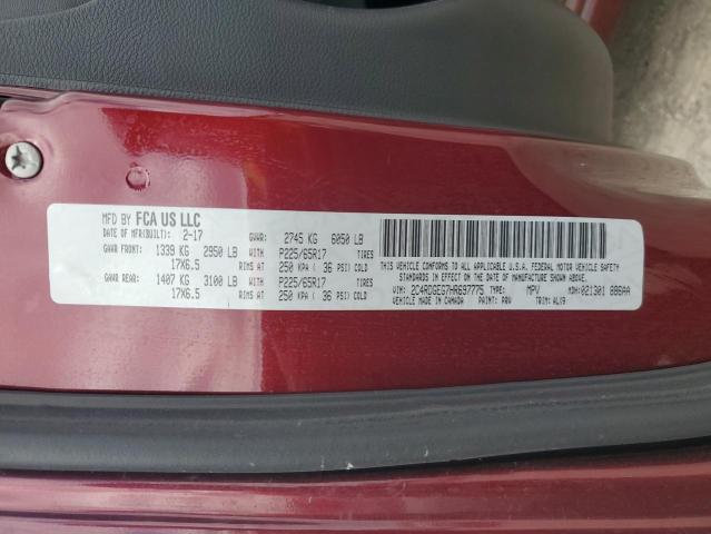 Photo 14 from auction – 2017 DODGE GRAND CARA with VIN 2C4RDGEG7HR697775