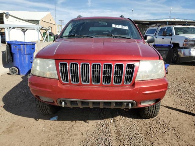 Photo 5 from auction – 2002 JEEP GRAND CHER with VIN 1J8GW68J02C141531