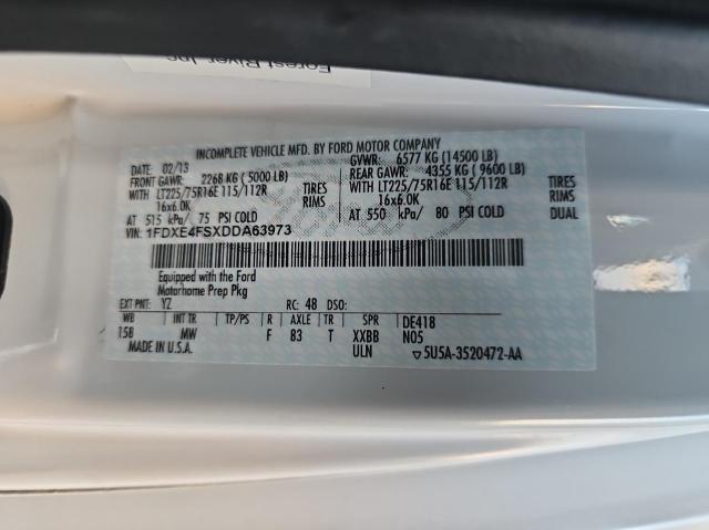 Foto 10 de la subasta – 2013 FORD ECONOLINE con VIN 1FDXE4FSXDDA63973