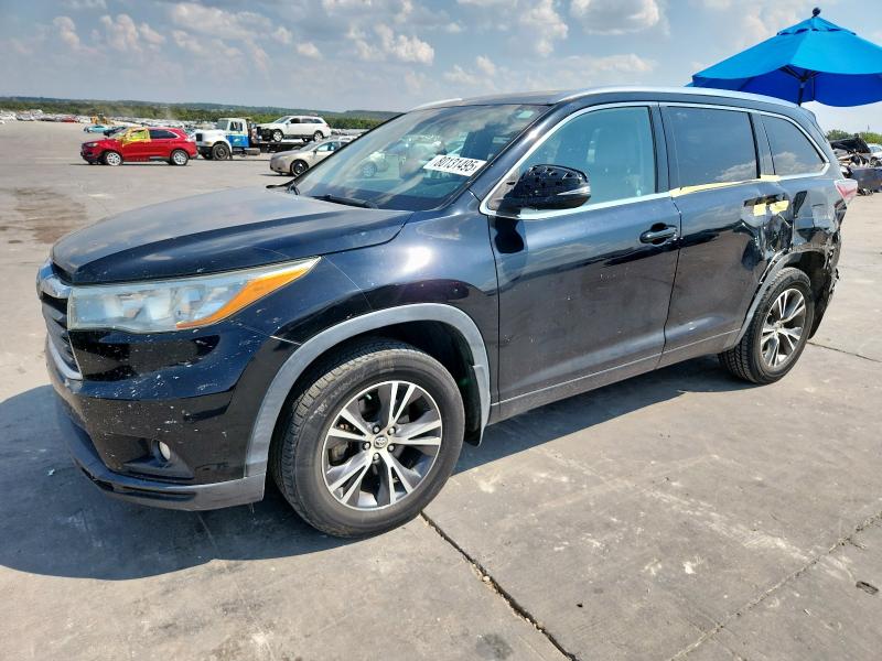 TOYOTA HIGHLANDER 2016 with VIN 5TDKKRFH7GS177561 - Photo from auction