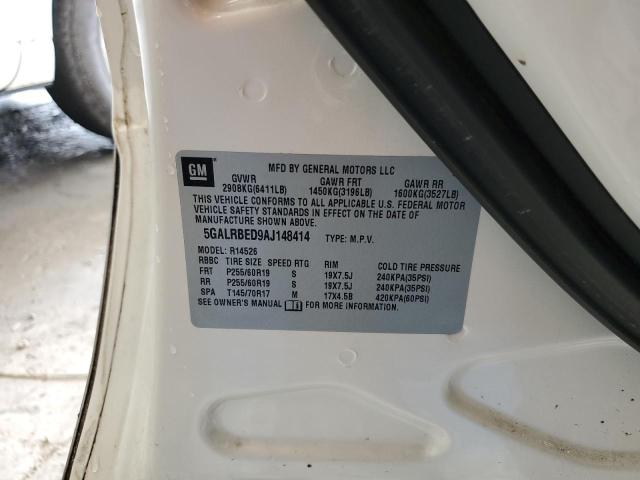 Foto 14 de la subasta – 2010 BUICK ENCLAVE CX con VIN 5GALRBED9AJ148414