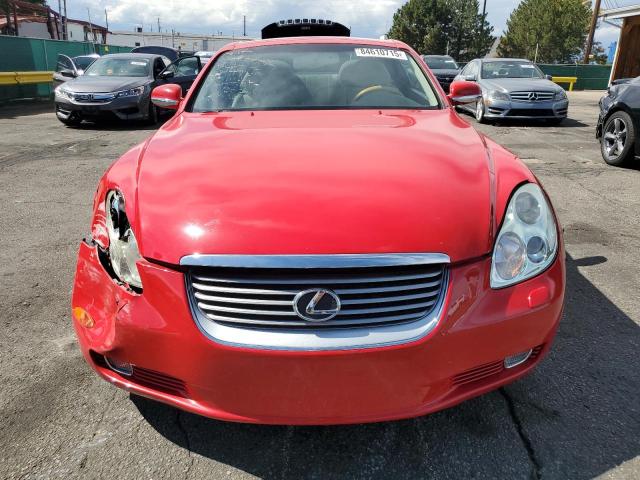 Photo 5 from auction – 2002 LEXUS SC 430 with VIN JTHFN48Y420012862