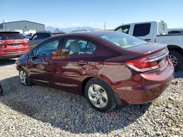 Photo 2 from auction – 2014 HONDA CIVIC LX with VIN 19XFB2F54EE040969