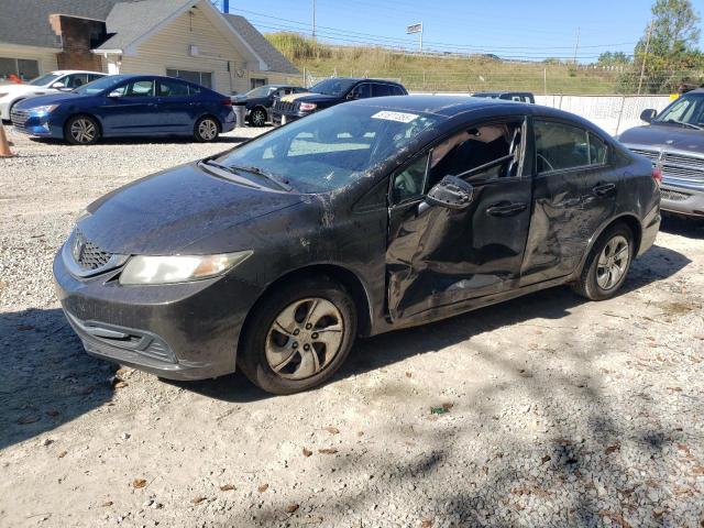 HONDA CIVIC LX 2013 with VIN 19XFB2F57DE031827 - Photo from auction