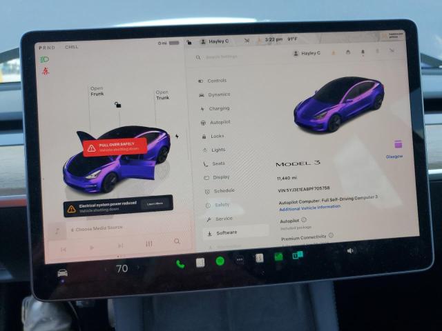 Photo 9 from auction – 2023 TESLA MODEL 3 with VIN 5YJ3E1EA8PF705758