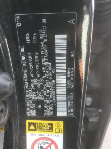 Photo 14 from auction – 2015 TOYOTA HIGHLANDER with VIN 5TDJKRFH7FS117399