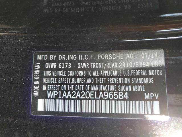 Photo 14 from auction – 2014 PORSCHE CAYENNE with VIN WP1AA2A20ELA96584