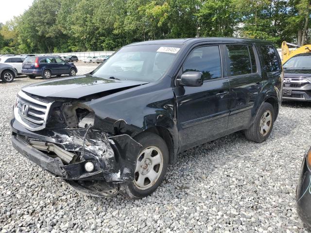 HONDA PILOT EXLN 2012 with VIN 5FNYF4H7XCB072341 - Photo from auction
