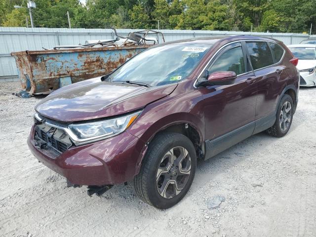 HONDA CR-V EX 2018 with VIN 7FARW2H53JE100554 - Photo from auction