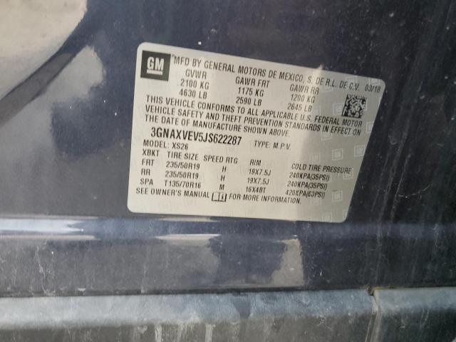 Photo 14 from auction – 2018 CHEVROLET EQUINOX PR with VIN 3GNAXVEV5JS622287