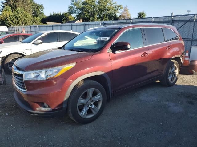 TOYOTA HIGHLANDER LIMITED 2015 with VIN 5TDDKRFH4FS209714 - Photo from auction
