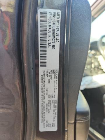 Photo 14 from auction – 2021 DODGE DURANGO GT with VIN 1C4RDJDG8MC751859