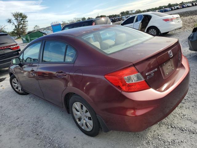 Photo 2 from auction – 2012 HONDA CIVIC LX with VIN 2HGFB2F57CH572705