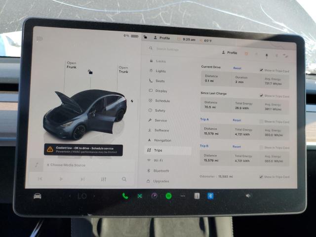 Photo 9 from auction – 2024 TESLA MODEL Y with VIN 7SAYGDEF8RF053405