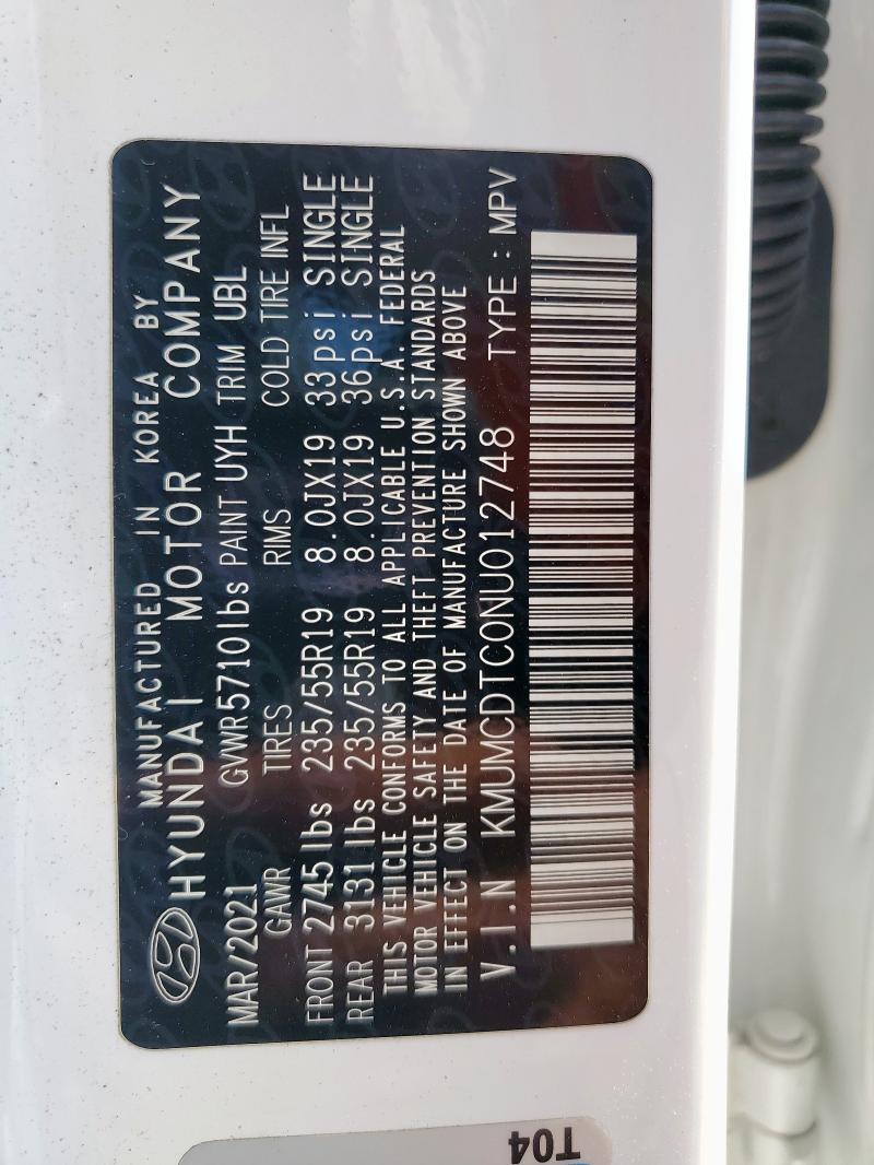 Photo 14 from auction – 2022 GENESIS GV70 BASE with VIN KMUMCDTC0NU012748