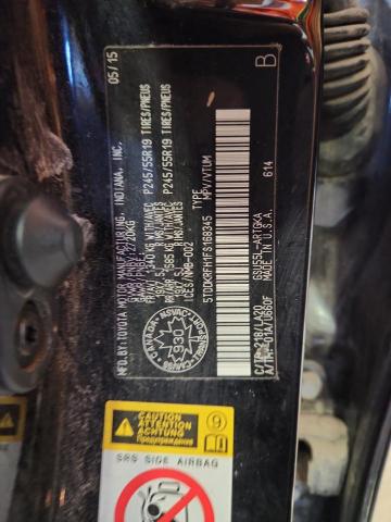 Photo 14 from auction – 2015 TOYOTA HIGHLANDER with VIN 5TDDKRFH1FS168345