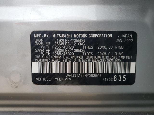 Photo 14 from auction – 2022 MITSUBISHI OUTLANDER with VIN JA4J3TA82NZ063597
