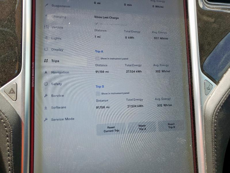 Photo 9 from auction – 2014 TESLA MODEL S with VIN 5YJSA1H19EFP30717