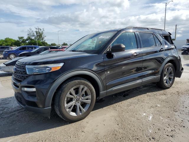 FORD EXPLORER XLT 2021 with VIN 1FMSK7DHXMGA78211 - Photo from auction